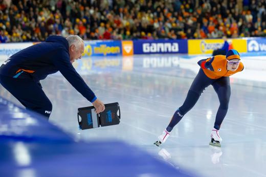 Lieke en coach Peter kijken tevreden terug op een geslaagd OKT